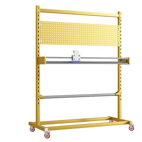 Scaffale di stoccaggio del rotolo del tessuto con la taglierina regolabile per l'imballaggio efficiente e la spedizione in magazzino o officina