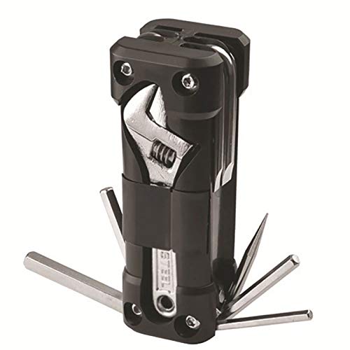Kit di Attrezzi Multifunzione per Biciclette Set di Strumenti Set di Attrezzi per Riparazione Pneumatici Multiuso con Catena per cacciavite Accessori per Bici da Strada MTB