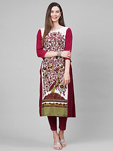 Image of ANNI DESIGNER Women's Crepe Regular Kurta