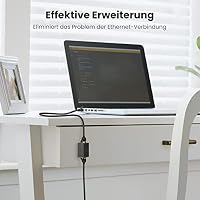UGREEN RJ45-Stecker-Extender (5er-Pack), Cat7, Cat6, Cat5e, 8P8C, LAN-Ethernet-Kabeladapter, RJ45-Koppler-Adapter, Ethernet-Extender, Netzwerk-Buchse auf Buchse, Ethernet-Koppler mit Donner-Schutz – Ansicht 2