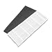 Produktbild vhbw Feinfilter kompatibel mit Ecovacs Deebot DM 82, DM 82e, M82, M82e Staubsauger-Roboter - Luftfilter, Schwarz, Weiß