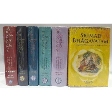 SRIMAD BHAGAVATAM(Set of 6 Volumes)A SYMPHONY OF COMMENTARIES ON THE TENTH CANTO