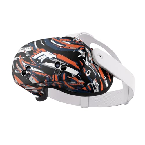 Autocollant Meta Quest 3S NFL Denver Broncos en vinyle premium par Head Case Designs