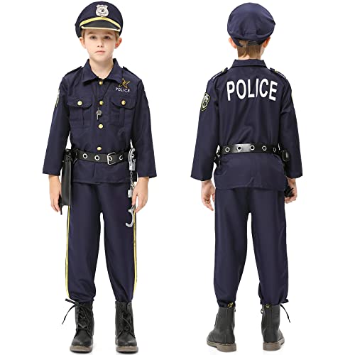 Disfraz de Policía para Niños Talla S (5-7) miniatura 4