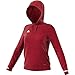 adidas T19 Hoody W Sudadera, Mujer, Power Red/White, M