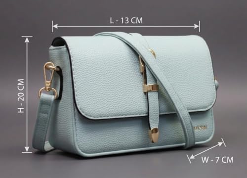 Image of WildHorn Women's Vegan Leather Sling Bag | Premium Crossbody Shoulder Bag with Magnetic Closure | Elegant Handbag