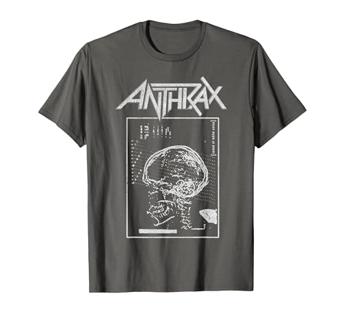 Anthrax Sound of White Asphalt T-Shirt, Men, Asphalt Grey, Large
