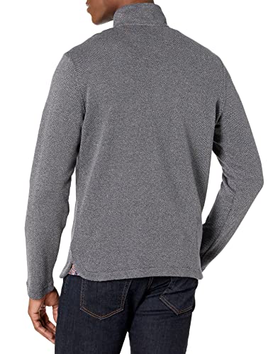 Robert Graham Designs Men's Greensboro L/S Knit, Navy, Large #TOP3