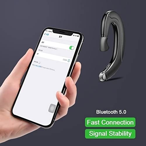 Image of F88 Bone Conduction Bluetooth Ear-Hook Single Headphone Blue|F88 Open-Ear Wireless Bluetooth Headset V5.0, Lightweight Ear-Hook Design with Mic, 10h Playtime, IPX5 Sweatproof, Safe Awareness