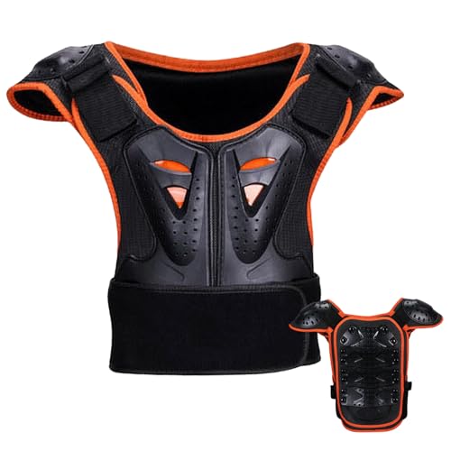 Huraoerrrr Adjustable Kinder Brustpanzer Orange Schwarz