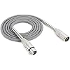Sewell Premium XLR Microphone Patch Cable, 50 ft, Pure Copper, OFC, 24k Gold Plated, Flexible, Silverback SW-32835-50