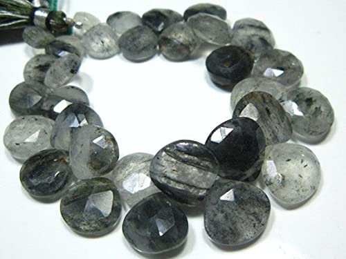 Moss Quartz en cœur pour créer vos bijoux bohèmes et accessoires d'été
