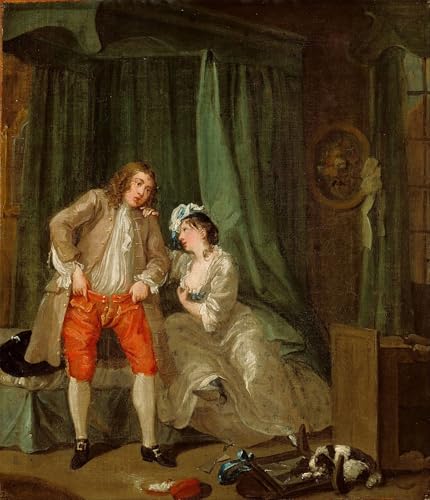 Carteles y pósteres de salón con impresiones Dopo di William Hogarth para salones de estilo clásico 1