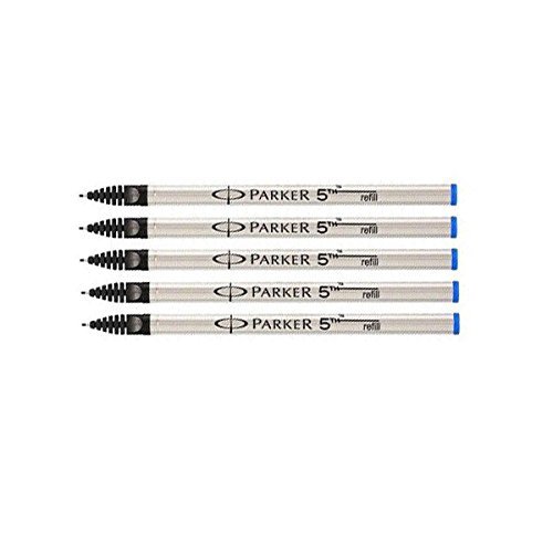 Amazon | パーカー【PARKER】【5本まとめ買い】替芯 ブルー(ペン先:F