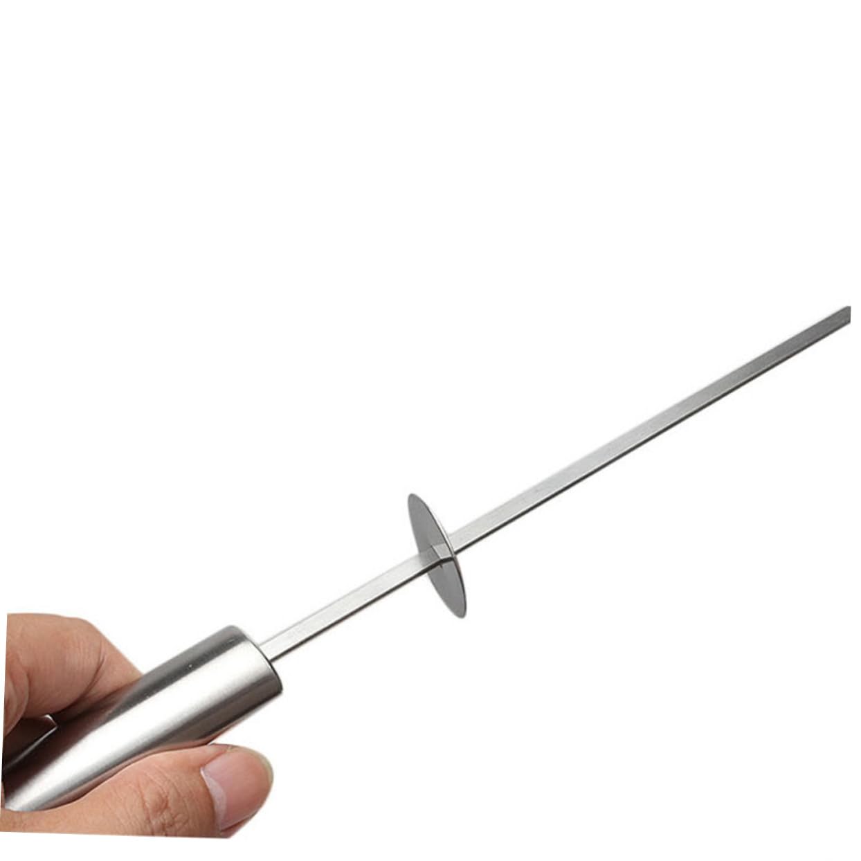 Toddmomy Brochetas de Barbacoa 10 de Acero Inoxidable Diseño Ergonómico con Mango Resistente al Calor para Aperitivos y Verduras Ideales para Picnic y Senderismo