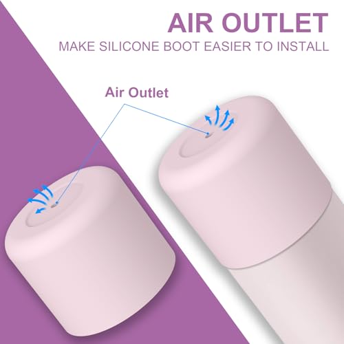 image for YOUCOX Silicone Boot for Owala Water Bottle 24 oz 32 oz 40 oz, 2PCS An