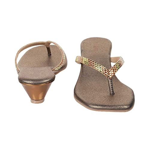 Metro Women Etnic Slip-on heel Sandal