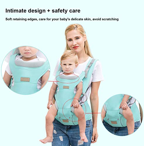 ZSLD Heupzitje De babydrager, ergonomische, ademende, zachte babyrugzak met winddichte kap, voor zuigelingen en peuters… - Image 4