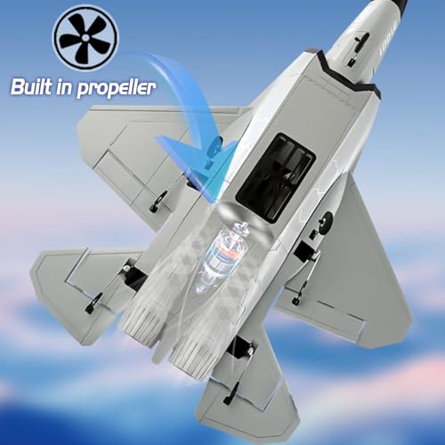 Image of FX9631 RC Plane, 2.4GHz 4CH Brushless Remote Control Airplane 3D 6G Mode Built in Six Axis Gyroscope Aerobatics Culvert Plane, Simulated Stealth Fighter Toy Gift for Teens Adults