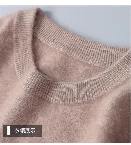 Men's Cashmere Sweaters Round Neck Long Sleeves Pullover Thickened Warm Loose S Jumper3