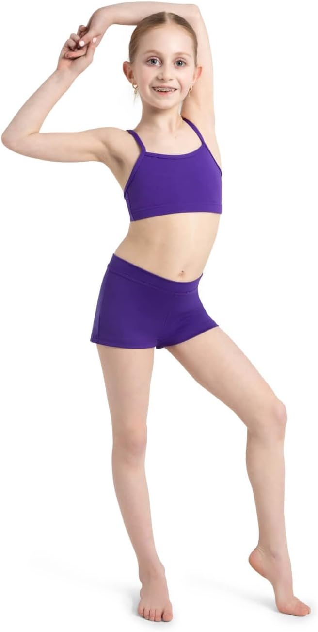 Capezio Girls' Team Basic Gusset Short