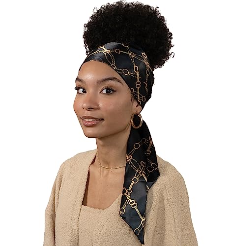 Olivia Sylx Edge Wrap & Edge Scarf for Women - Satin...