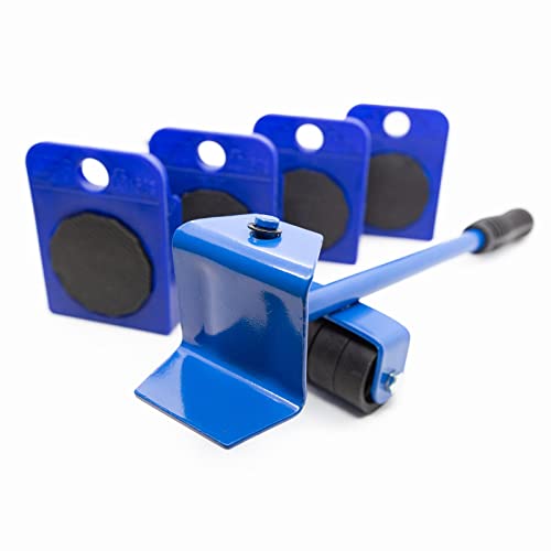Thorque Outil De Déplacement De Meubles 5 Pz  Jusqu'à 120 Kg  | Outil Avec Roulettes Pour Meubles Adapte Pour Transport Meuble | Support Meuble Roulette | Support Meuble Roulette