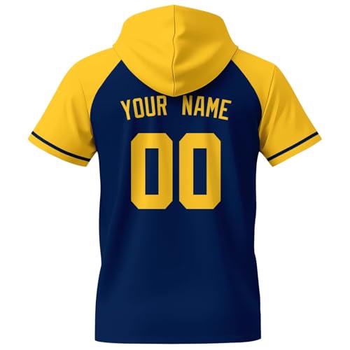 ANTKING Short Sleeve Hoodie T-Shirt Personalized Custom Name Number for Youth Men Gifts3