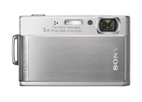 Sony CyberShot DSC-T300 Appareil photo numérique 10 MP zoom optique 5x écran tactile 3.5 pouces obturateur sensible aux sourires stabilisé silver