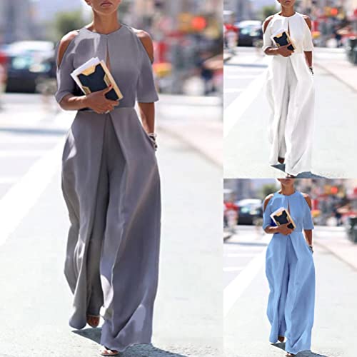 Onsoyours Tuta con Pantaloni Lungo Vestito Abito