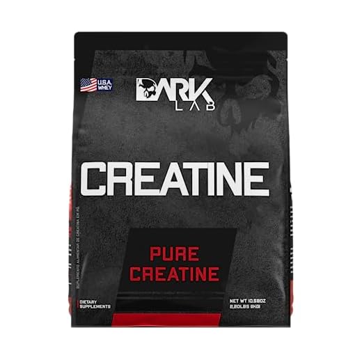 Creatina Pura Dark Lab 1kg, Monohidratada 100% de Pureza, Sem Sabor
