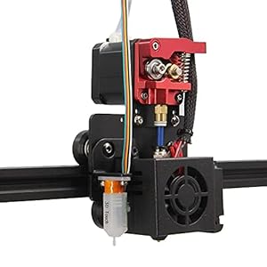 Befenybay Upgrade Direct Single Gear Extruder Support Kit Easy Print Flexibles Filament für Creality Ender 5/Ender 5 Pro/Ender 5 Plus 3D-Drucker (Platte + Single Gear)