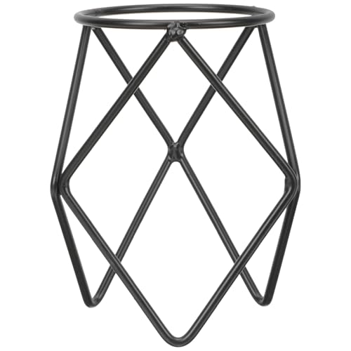 Mipcase Soporte Metálico Geométrico para Bolas de Cristal Pequeño Base Decorativa para Exhibir Bolas de Cristal Accesorio para Florero y Plantas Hidropónicas Diseño Nordico Minimalista