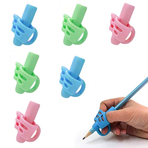 6PCS Impugnature Matita，Portapenne per Bambini a