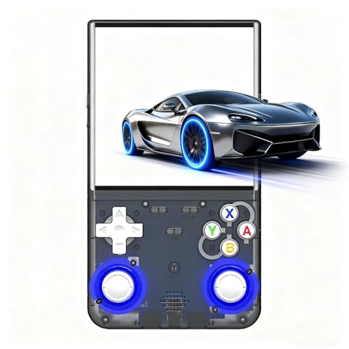 Image of Blorkbuy R36 Ultra Retro Handheld Game Console-2025 Model with 128GB, 4-Inch IPS Screen, Over 30K Games Mini Video Games Console, Supports 23 Emulators, Linux-Based Retro Gaming Console (Black)