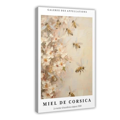 Toile Honey Corsica impressionniste : affiche de nature morte aux finitions haut de gamme