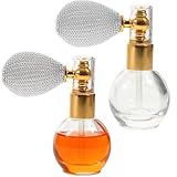 Travel Spray Bottle 2pcs Spray Perfume Bottle Vintage Refillable Empty Bottle Fine Water Mister for Beauty Highlighter Shimmer Cosmetic Random Color Travel Perfume