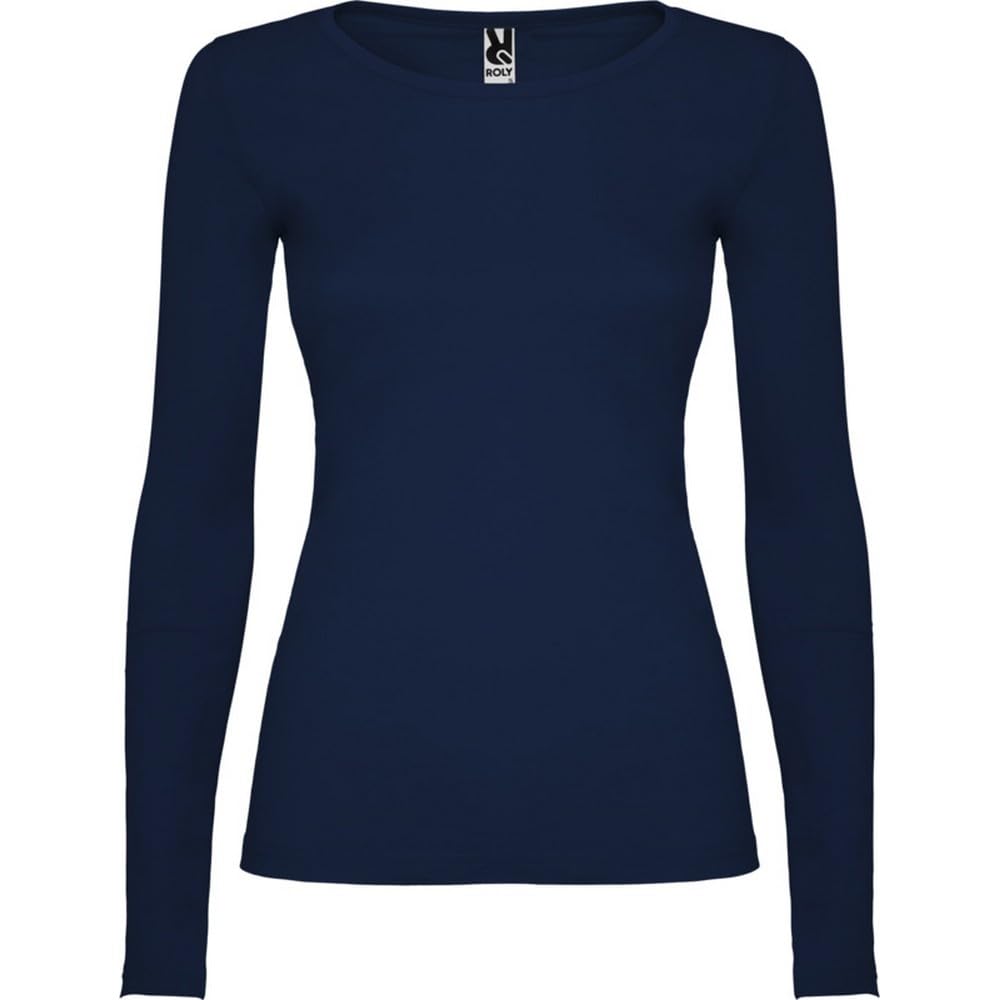 Roly Womens/Ladies Extreme Long-Sleeved T-Shirt (L) (Navy Blue)