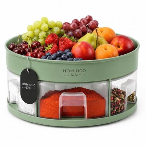 Homingo Berlin Gewürzregal für die Küche | Gewürzregal Stehend als Organizer Küche für Gewürzgläser | Regal Küche, Regal Wand, Gewürz Organizer, Organizer schublade, Schubladen organizer küche