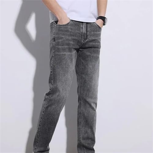 Men's Jeans – Stretch Slim Straight Denim Pants, Casual Full-Length Fashion Trousers4
