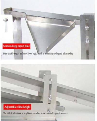 Macchina separatrice per tuorlo d'uovo, in acciaio inox, altezza regolabile, alta capacità 500-800 uova/ora, ideale per pasticcerie commerciali e pasticceria professionale