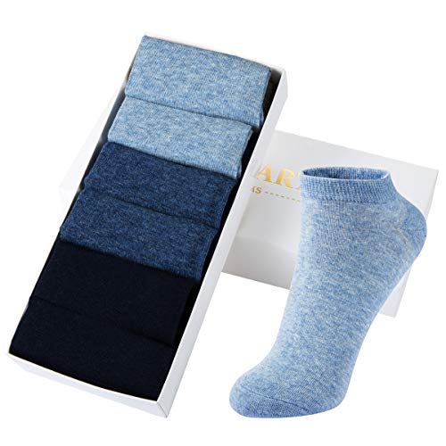 Image of MAGIARTE Womens Cotton Ankle Socks Low Cut Athletic Casual Mutil Color No Show Running Socks for Women