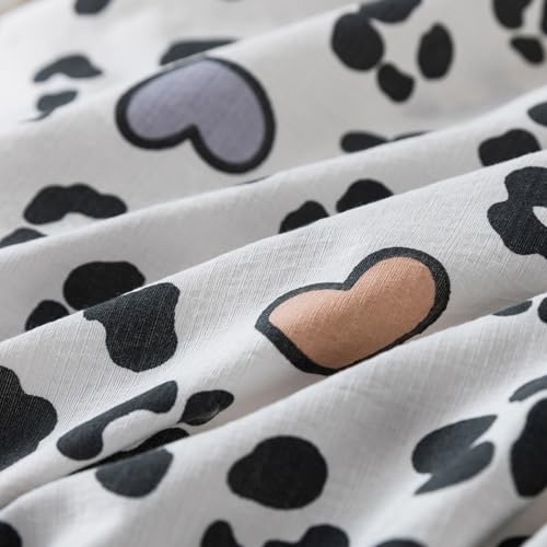 Image of Caressma Cheetah Print Toddler Bedding Set 4 Pieces Kids Comforter Set
