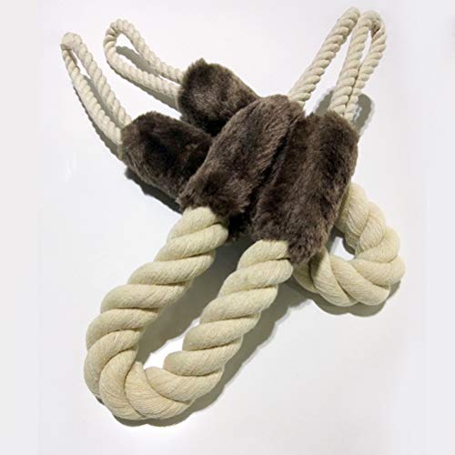Brinquedo para cães de estimação - brinquedo de brinquedo de corda de algodão para animais de estima