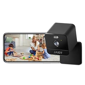 Security Camera Indoor, Home Security Camera Indoor 1080P, WiFi Cameras Wired for Pet/Baby/Nanny with Phone App, Color Night Vision, Motion Detection,2-Way Audio, Work w/Alexa (2.4Ghz only)