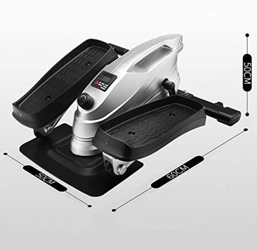 Image of Stepper in-Motion Elliptical Trainer Home Stepper with LED Display Ultra Mute Portable Wheel Design Thin Waist and Thin Legs Slimming Multifunctional Mini Fitness Pedal Machine