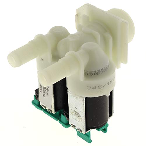 Electrotodo Electroválvula 2 Vías Lavadora Compatible con Bosch, Siemens, Balay 00428210 Recambio Repuesto