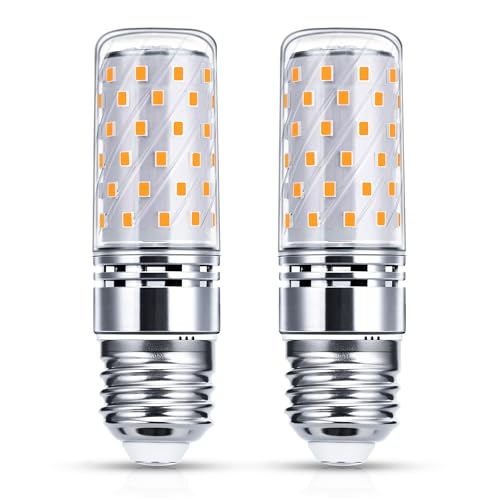 Flaspar 12W E27 LED Warmweiß Mais Birne Lampen 3000K 1450LM Ersetzt Glühbirnen 150W, Edison Schraube Maiskolben Energiesparlampe, CRI 85, nicht Dimmbar, 2er Set