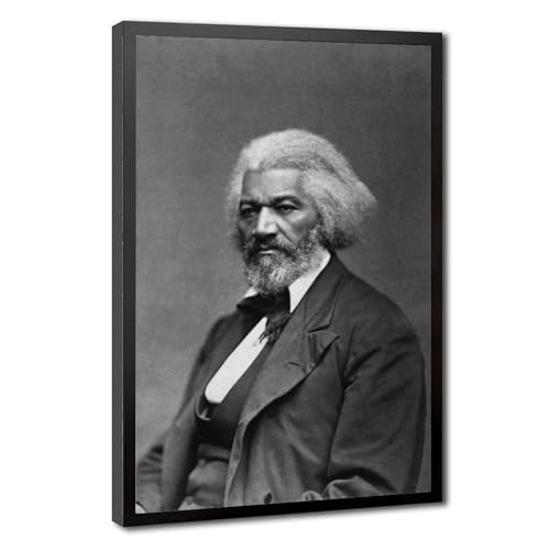 Portrait de Frederick Douglass sur toile pour decoration murale de bureau en 61x91 cm