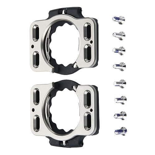 POPETPOP 1pair Self-Locking Pedal Cleats for Road Bike Cycling Cleats Locking Pedals for Mountain Bike Accessories